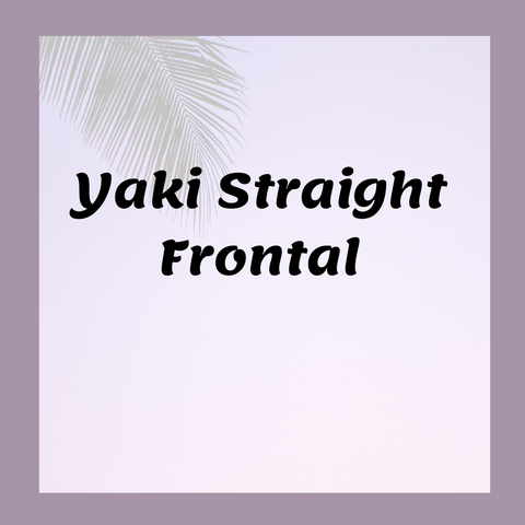 Yaki Straight HD Frontal