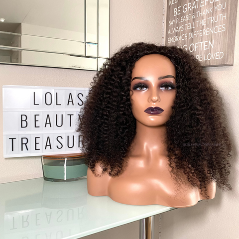 Flip-Over Wig (Kinky Curly)