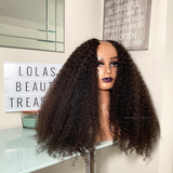 (V-Part) KINKY CURLY WIG