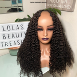 (V-Part) KINKY CURLY WIG