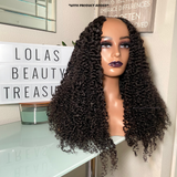 (V-Part) KINKY CURLY WIG