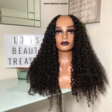 (V-Part) KINKY CURLY WIG