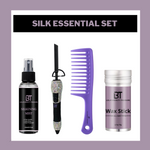 Silk Essential Hair Kit | Silkening Mist, Hot Comb, Comb & Wax Stick