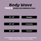 Body Wave Bundles (THICK)